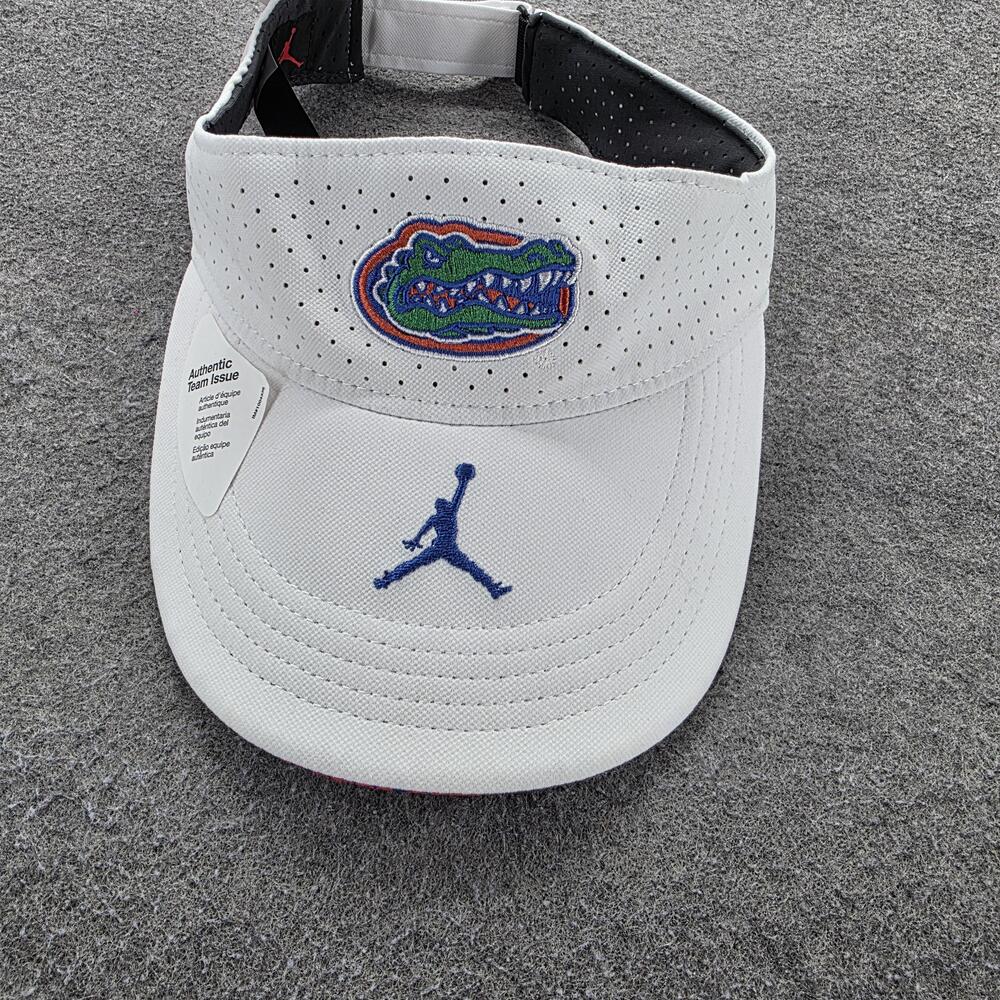 Jordan Hat Visor One Size Mens White Dri-FIT Adjustable Breathable On-Field